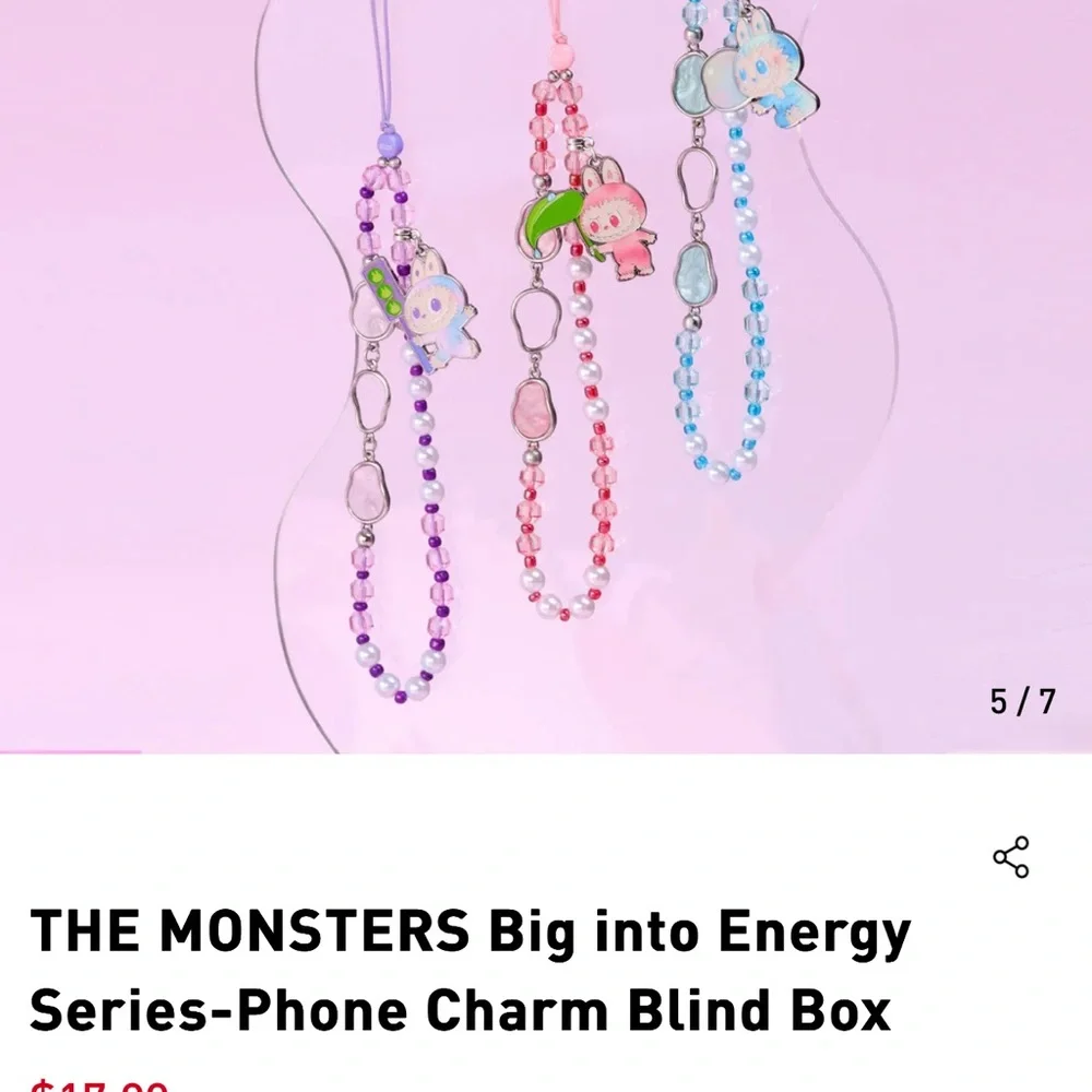 NEW Popmart THE MONSTERS Big into Energy Series-Phone Charm Blind Box HOPE